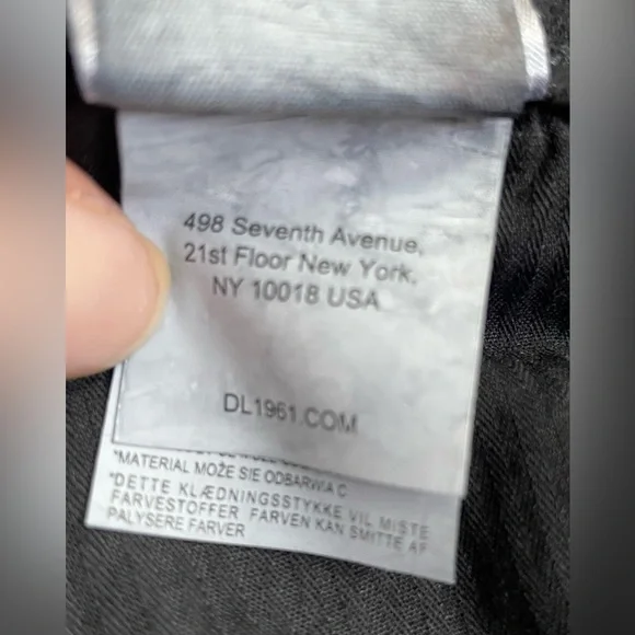 DL1961 Women Black Denim Jeans Size 31 - Picture 10 of 13